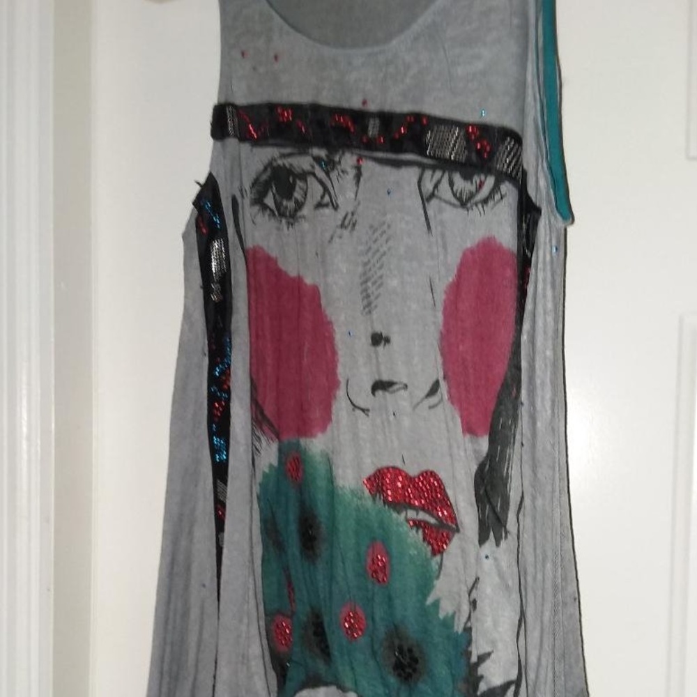 Sassy asymetrical fun top